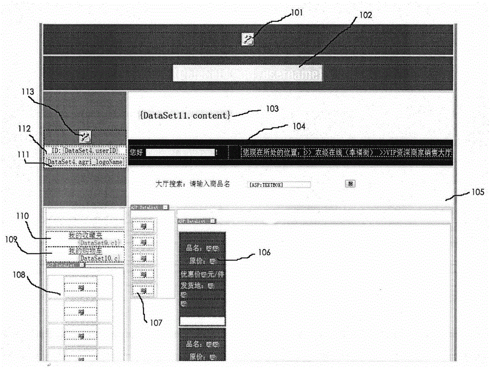 Data processing device for electronic commerce website and platform customer specialized field