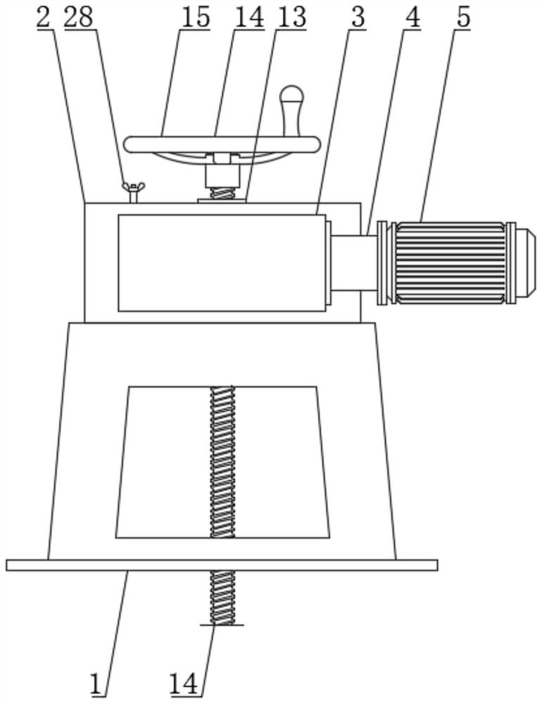 One-hand pushable screw hoist