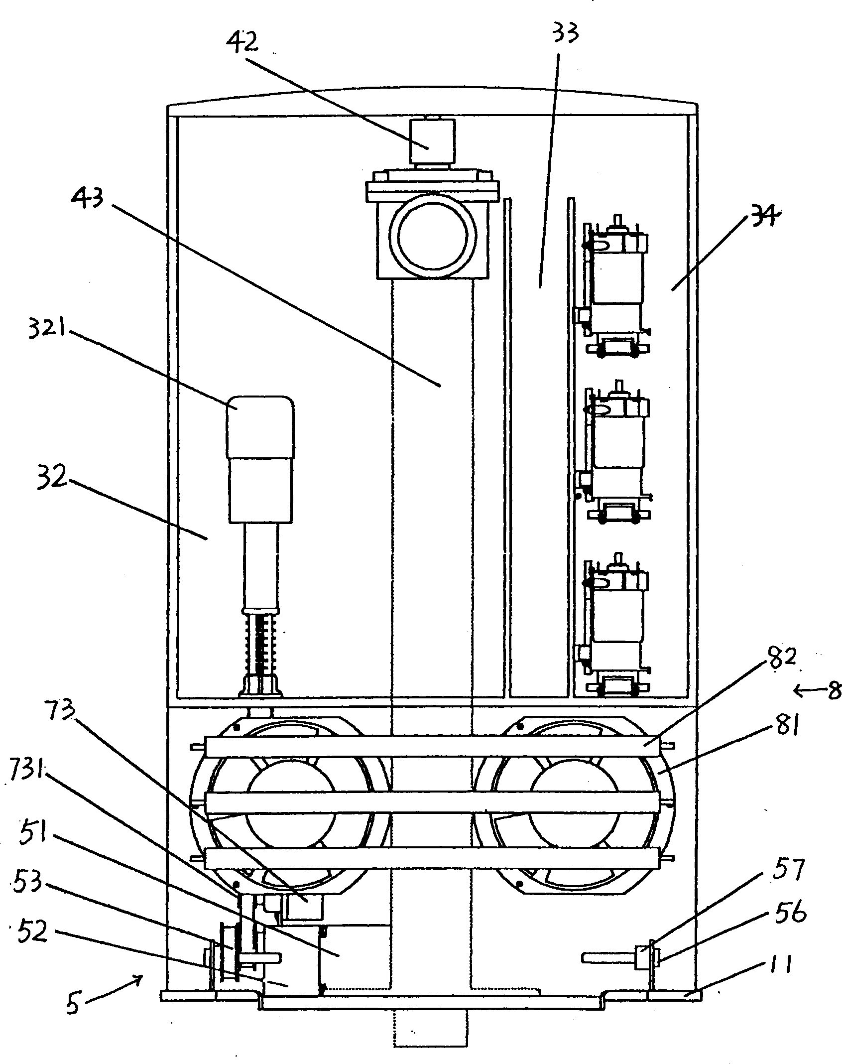 Water closet with seat sterilizing function