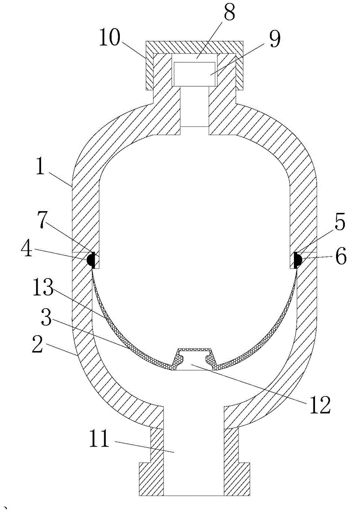 Diaphragm accumulator