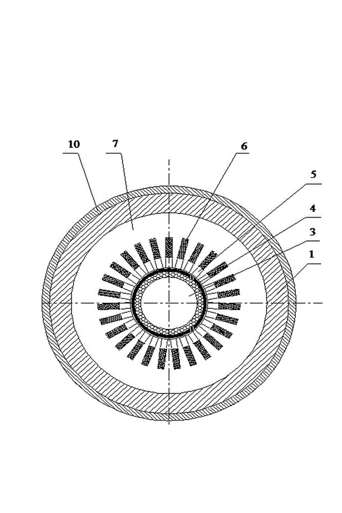 In-slot self-cooling high-speed permanent magnetic motor system for compressor