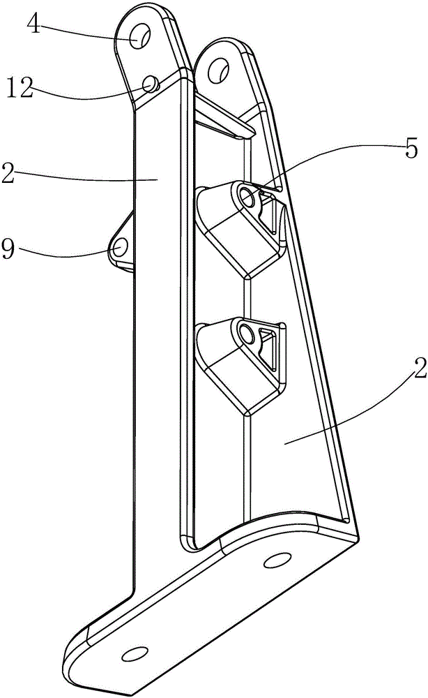 Fairing fixing seat