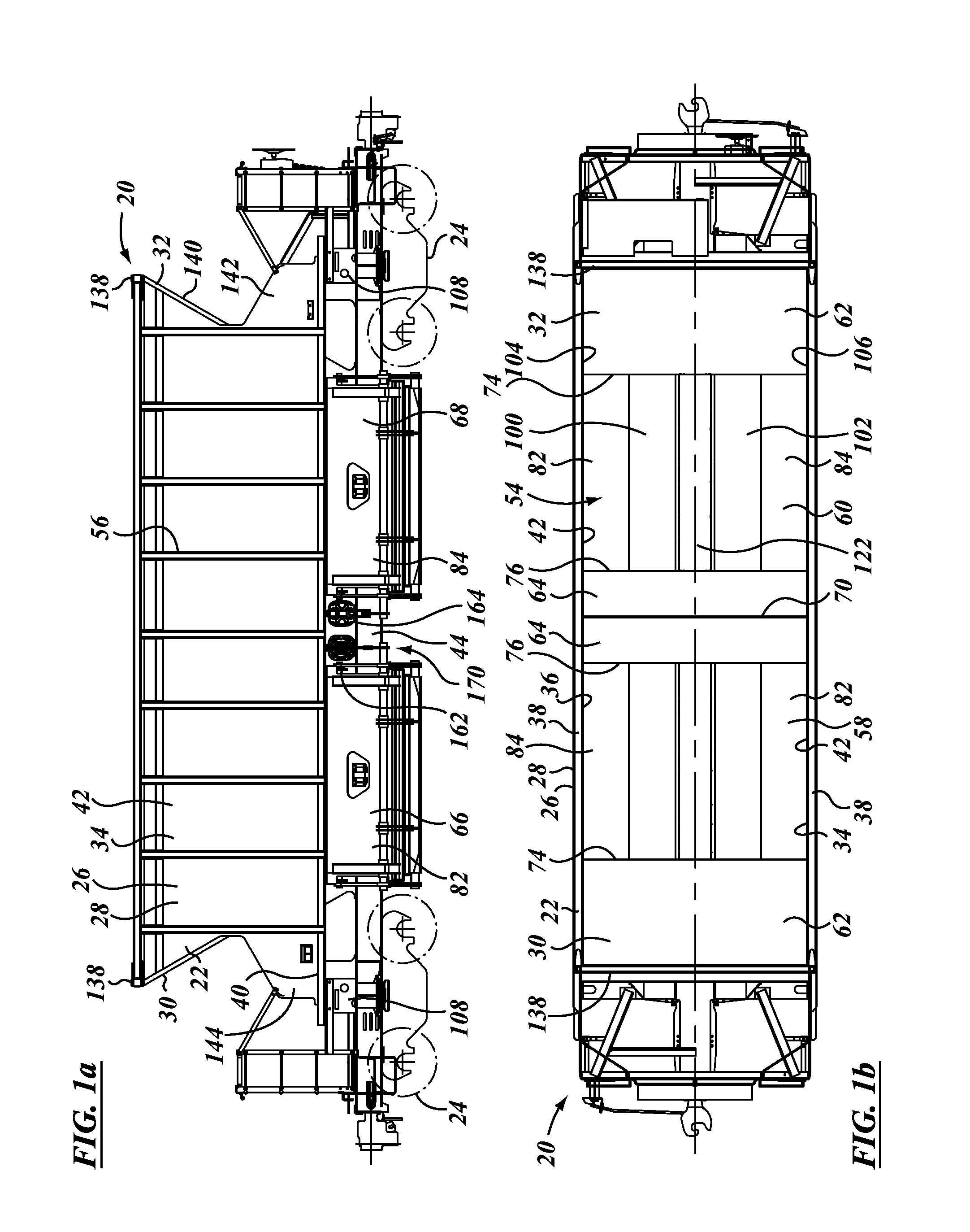 Railroad car and door mechanism therefor