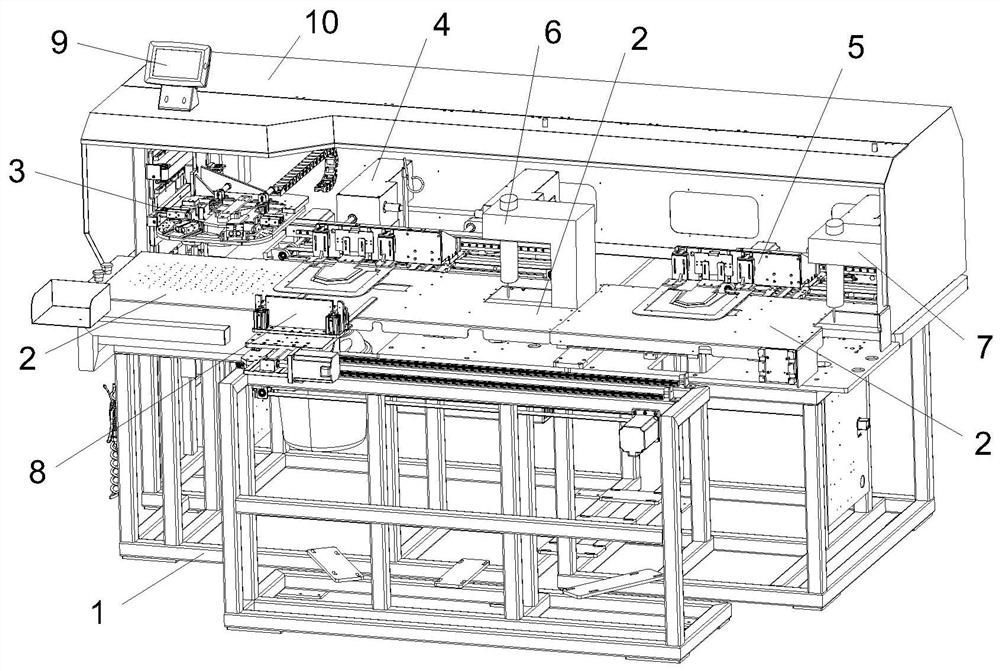 Double-head pocket patching machine