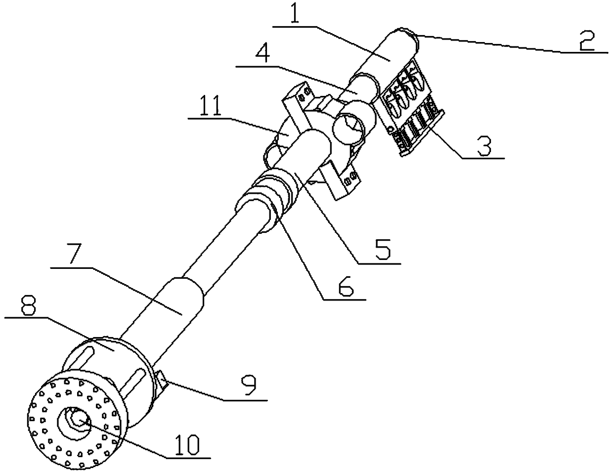 A kind of multifunctional trekking pole