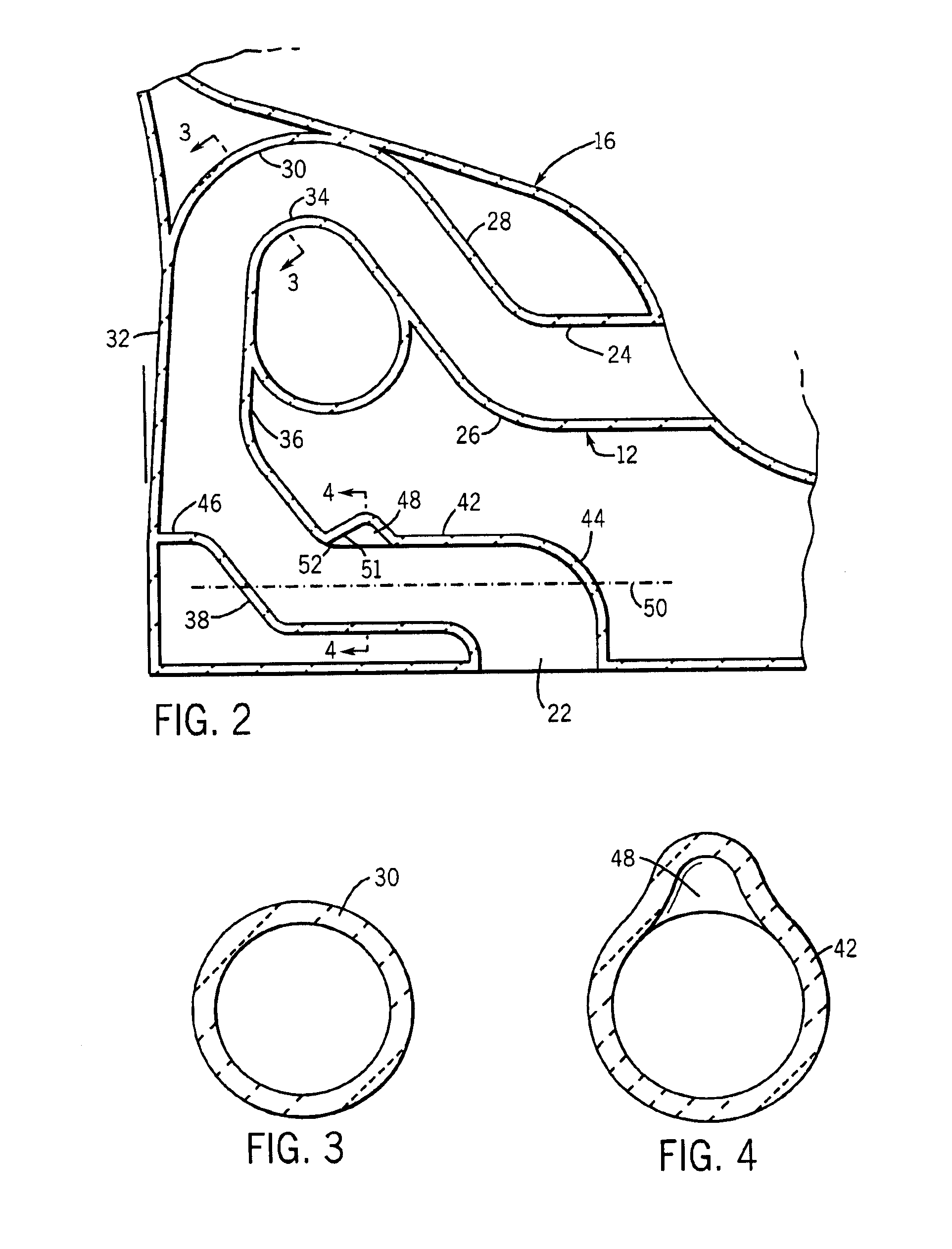 Toilets with trapways having an air dam