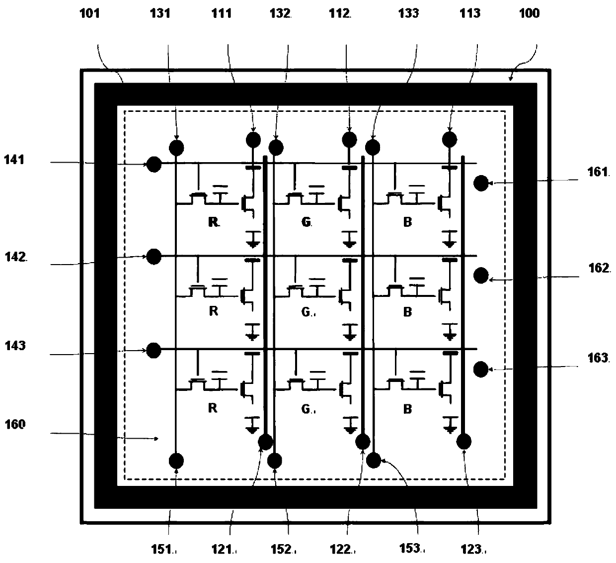 Narrow frame touch display panel, display device and manufacturing method thereof