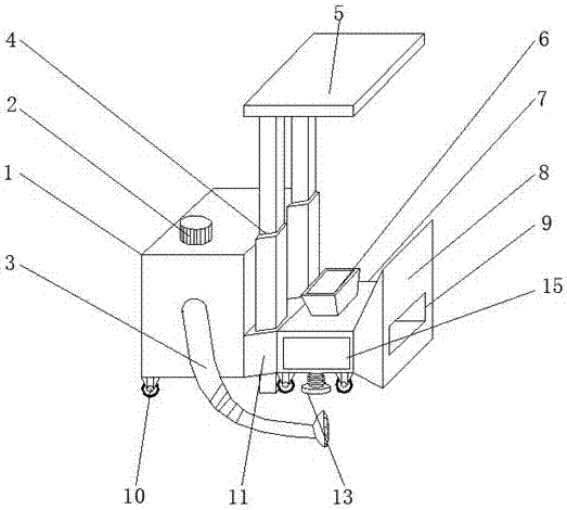 Pasting machine convenient to wash for construction