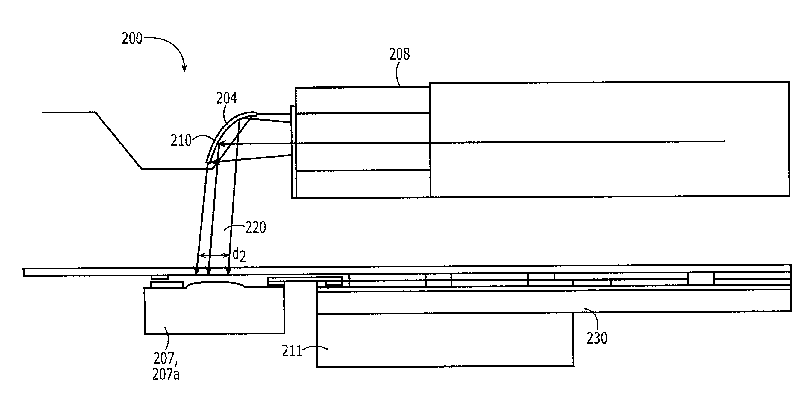 Transparent optical interposer