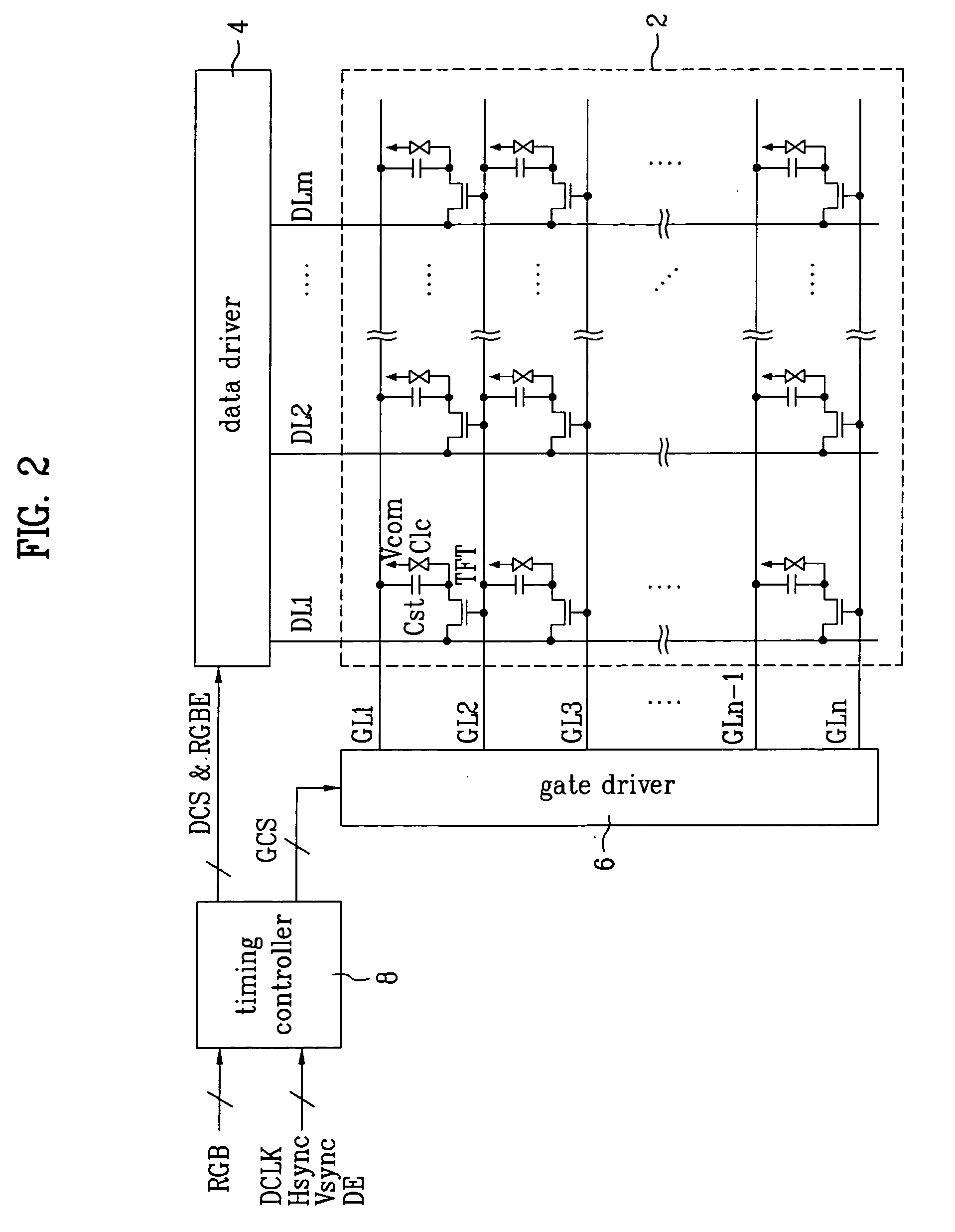 Apparatus and method for driving a liquid crystal display device