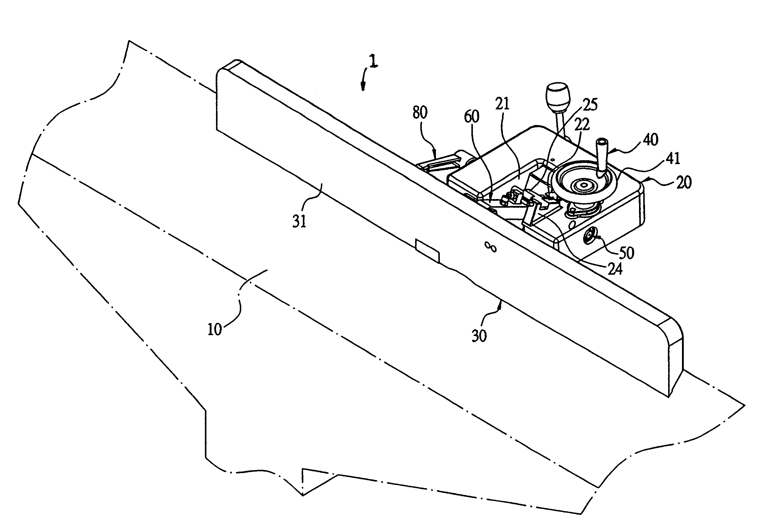 Micro-adjustment device for the angle stop plank of a planer