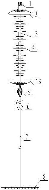 An anti-galling flexible composite phase-to-ground spacer