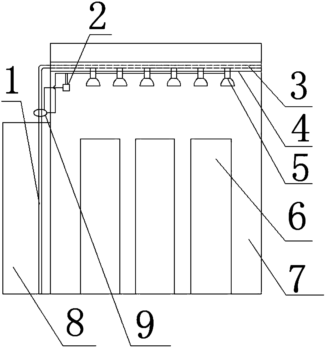 Transformer cabinet with fire-extinguishing insurance function