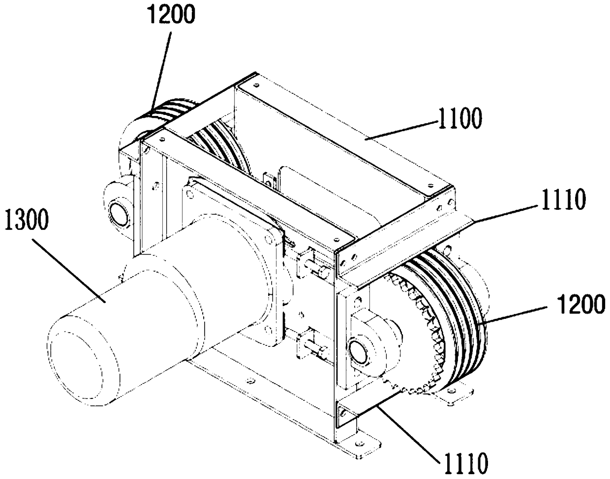 Groove disengaging preventing excrement clearing machine