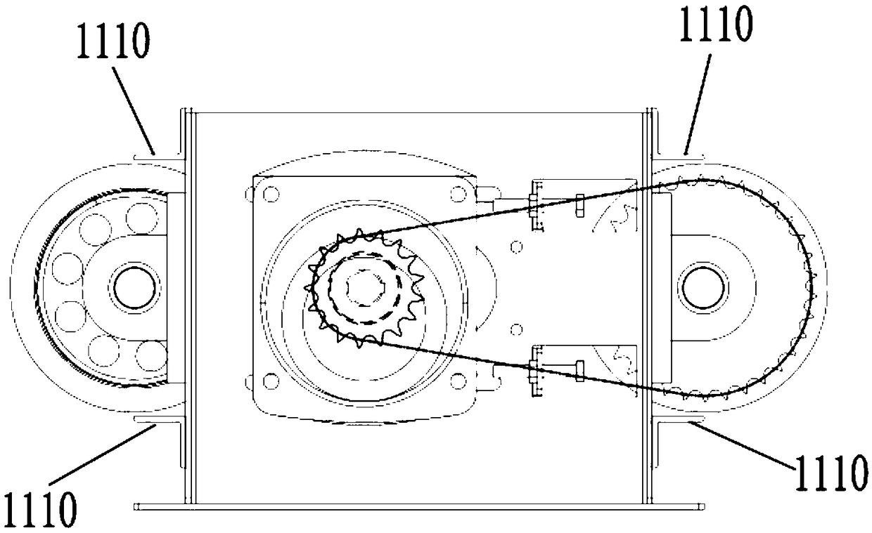 Groove disengaging preventing excrement clearing machine