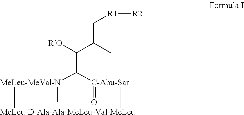 Nonimmunosuppressive cyclosporine analogue molecules