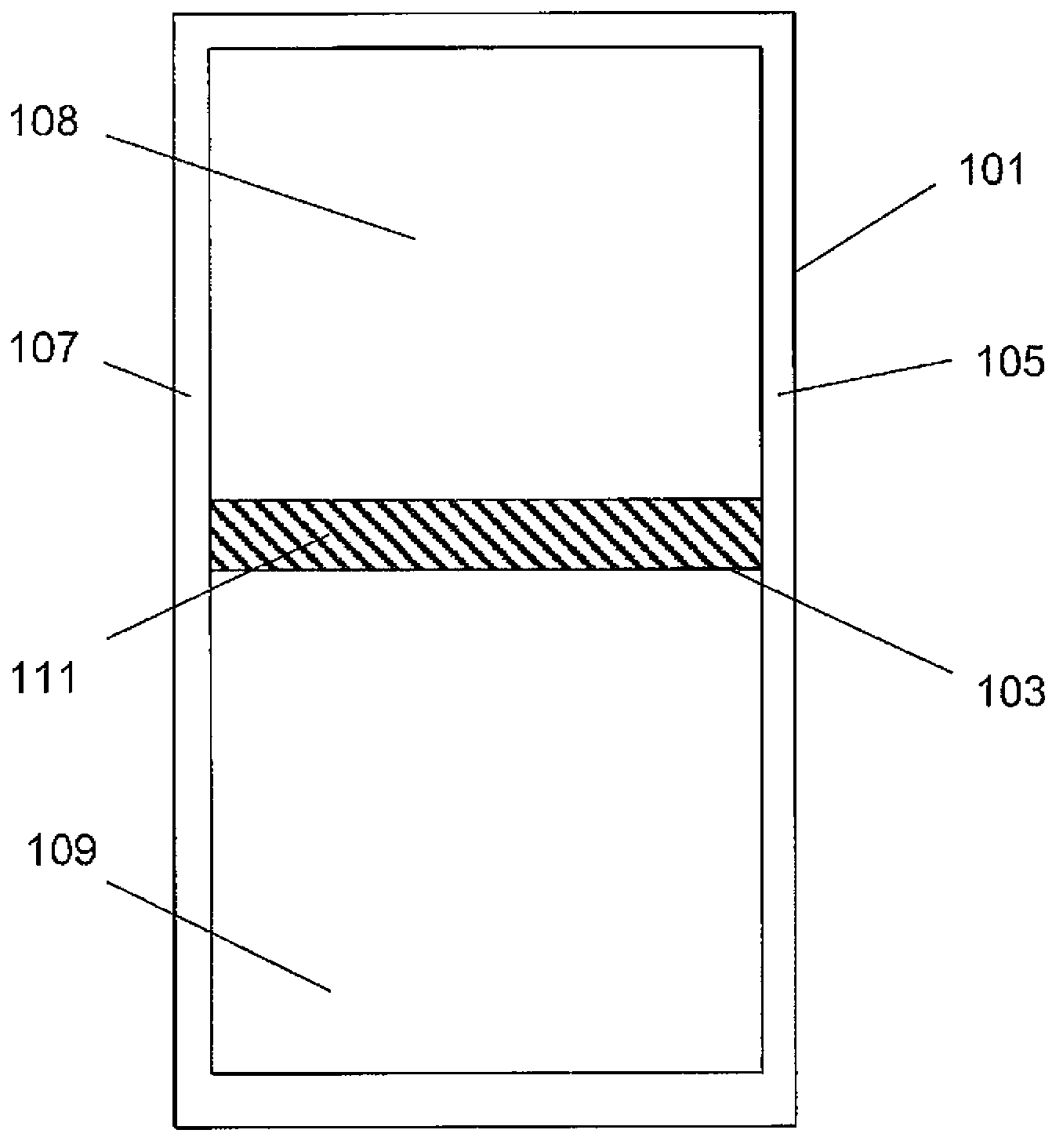 Refrigeration device comprising a cross member