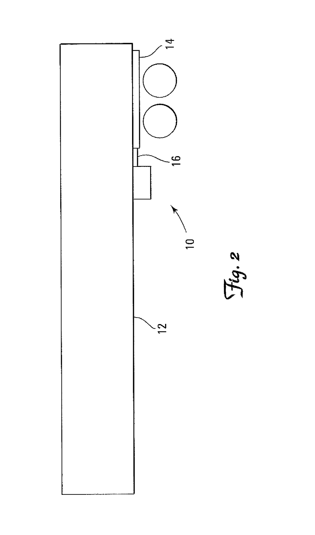 High visibility on board digital, semi-trailer scale