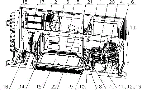 Traction converter for low-floor vehicle