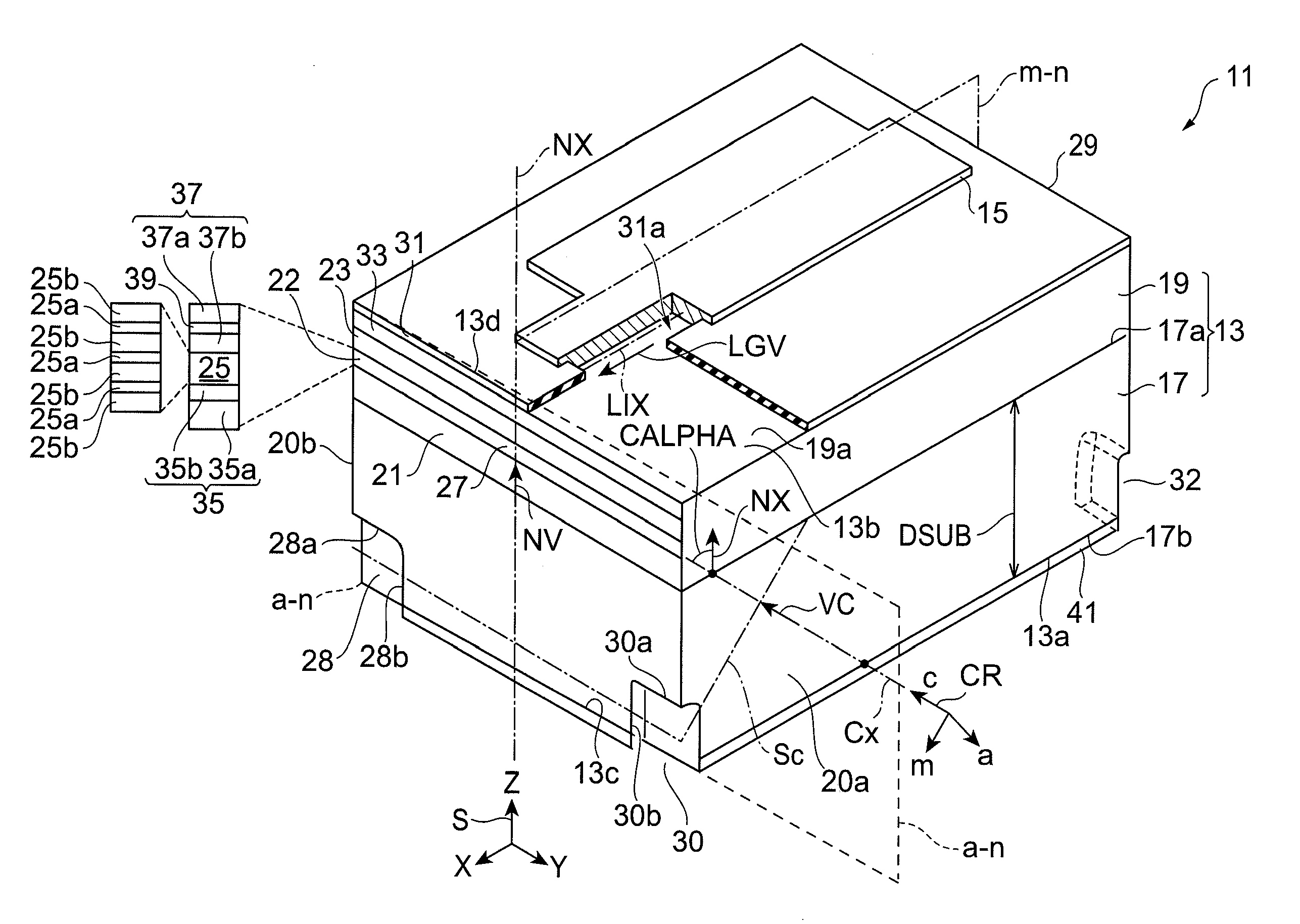 Group-iii nitride semiconductor laser device, and method of fabricating group-iii nitride semiconductor laser device