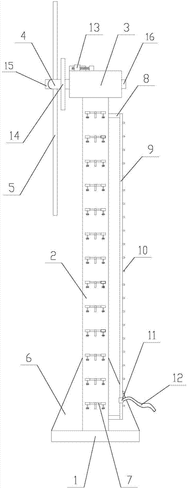 Environment-friendly type wind-driven generator facilitating climbing and preventing falling