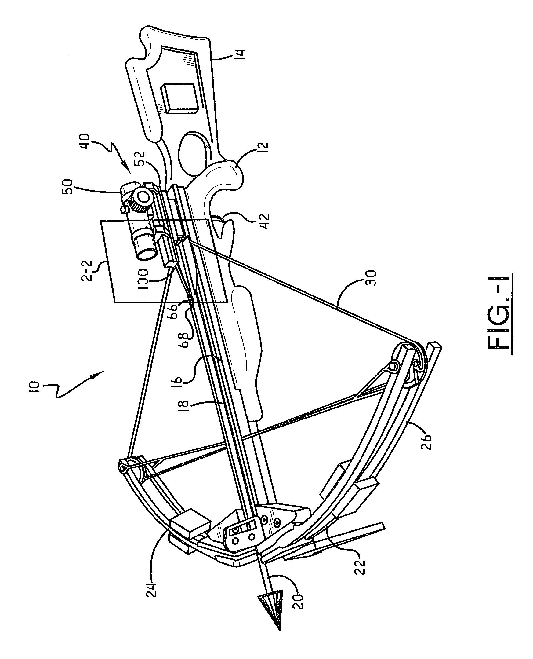 Vibration dampening arrow retention spring