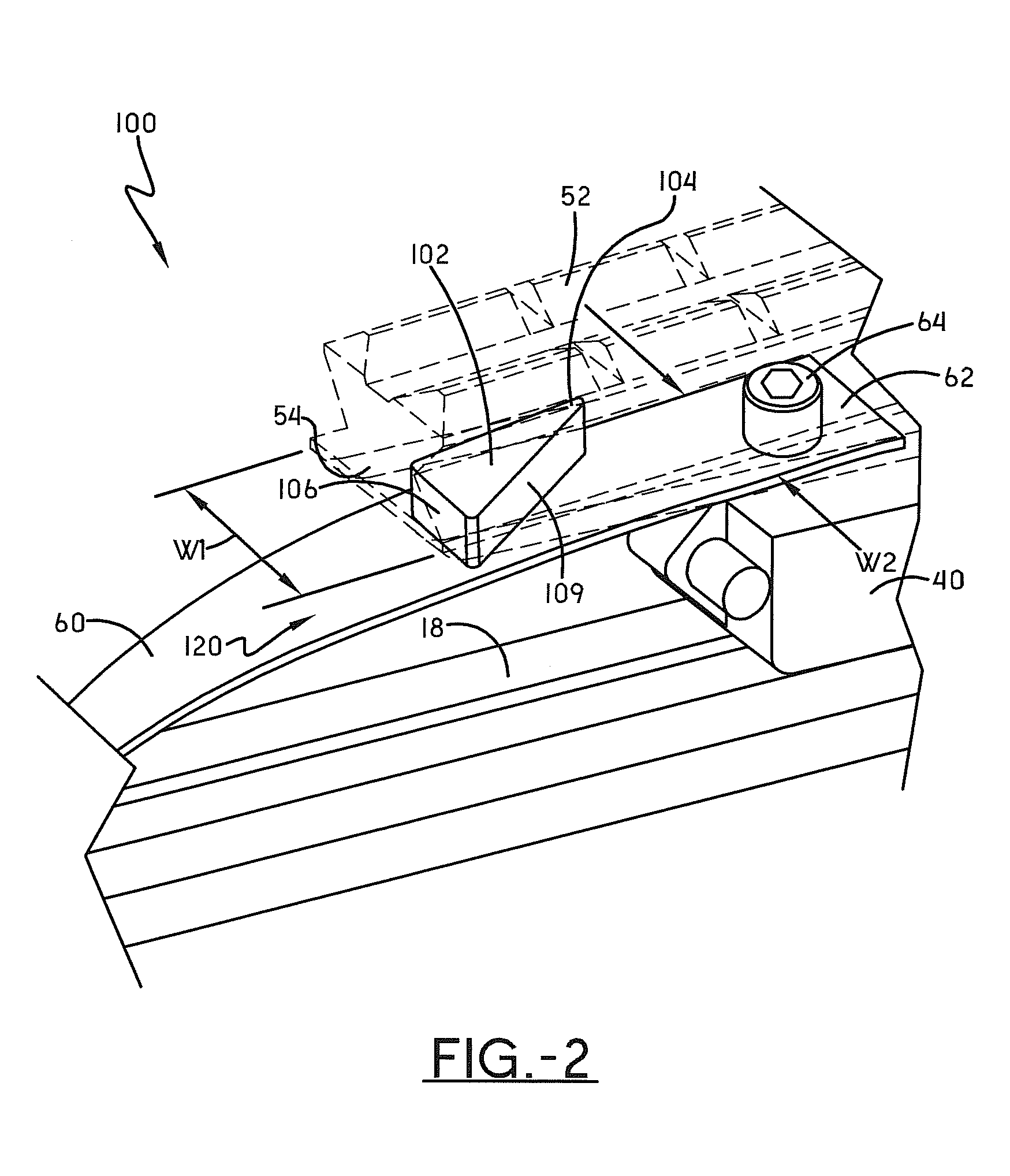 Vibration dampening arrow retention spring