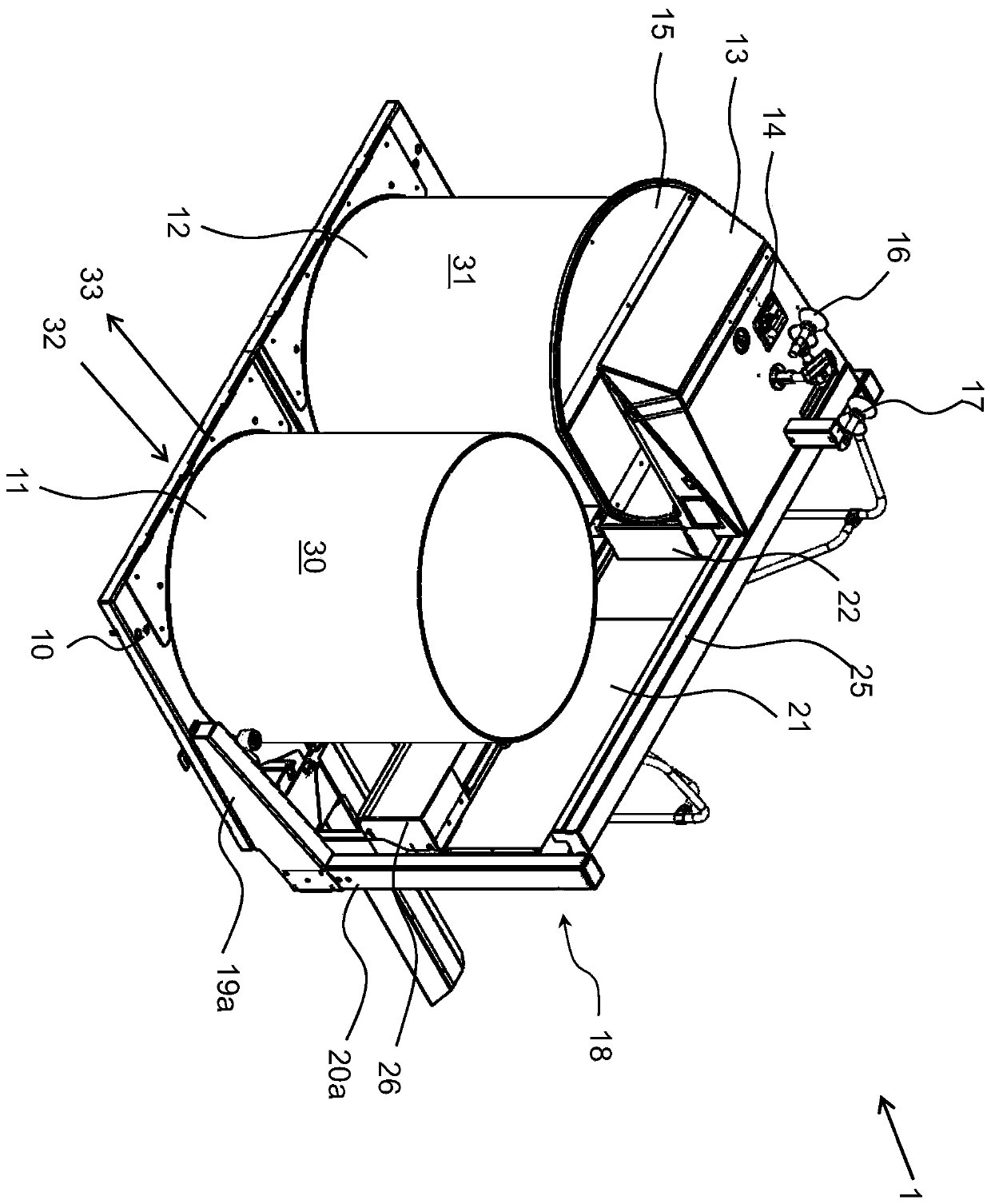 Equipment for filling cans with fiber strips