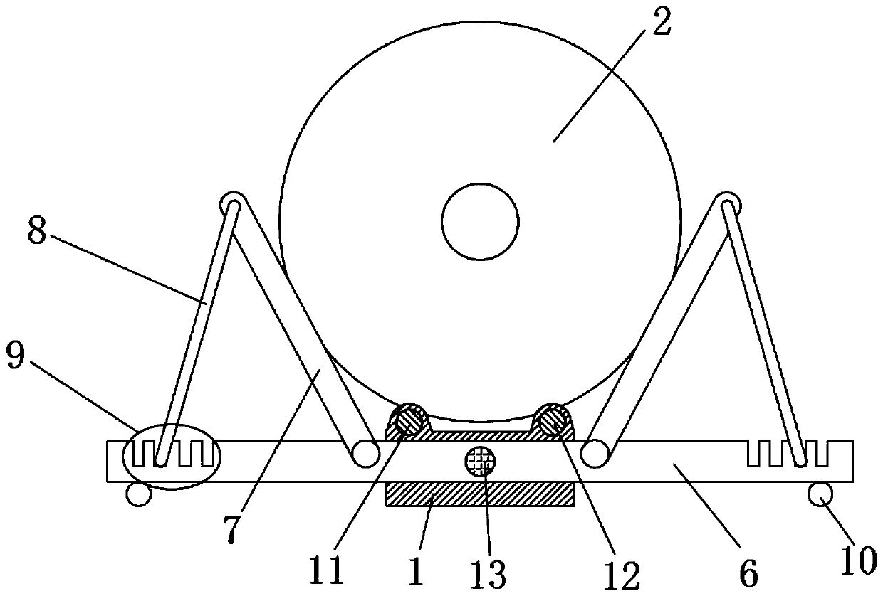 Cable winding and feeding system capable of maintaining constant perpendicularity