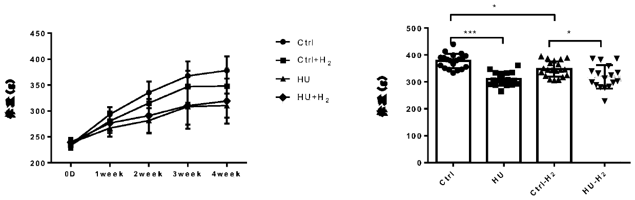 Application of hydrogen in preparation of composition for preventing or treating oxidative stress injury of brain