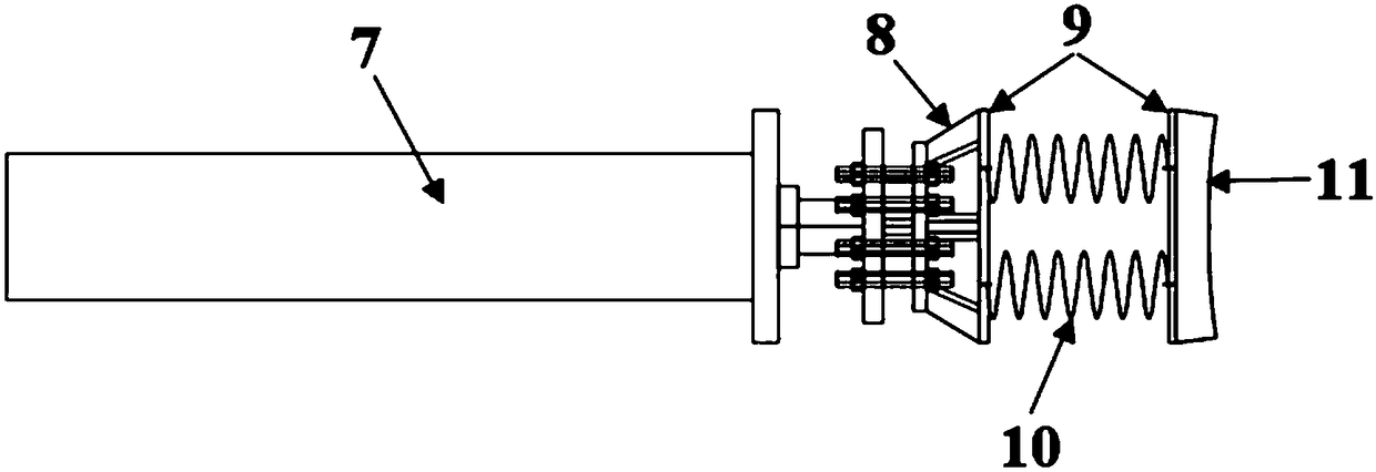 Stratum simulation and loading test device used for multi-ring shield tunnel structure