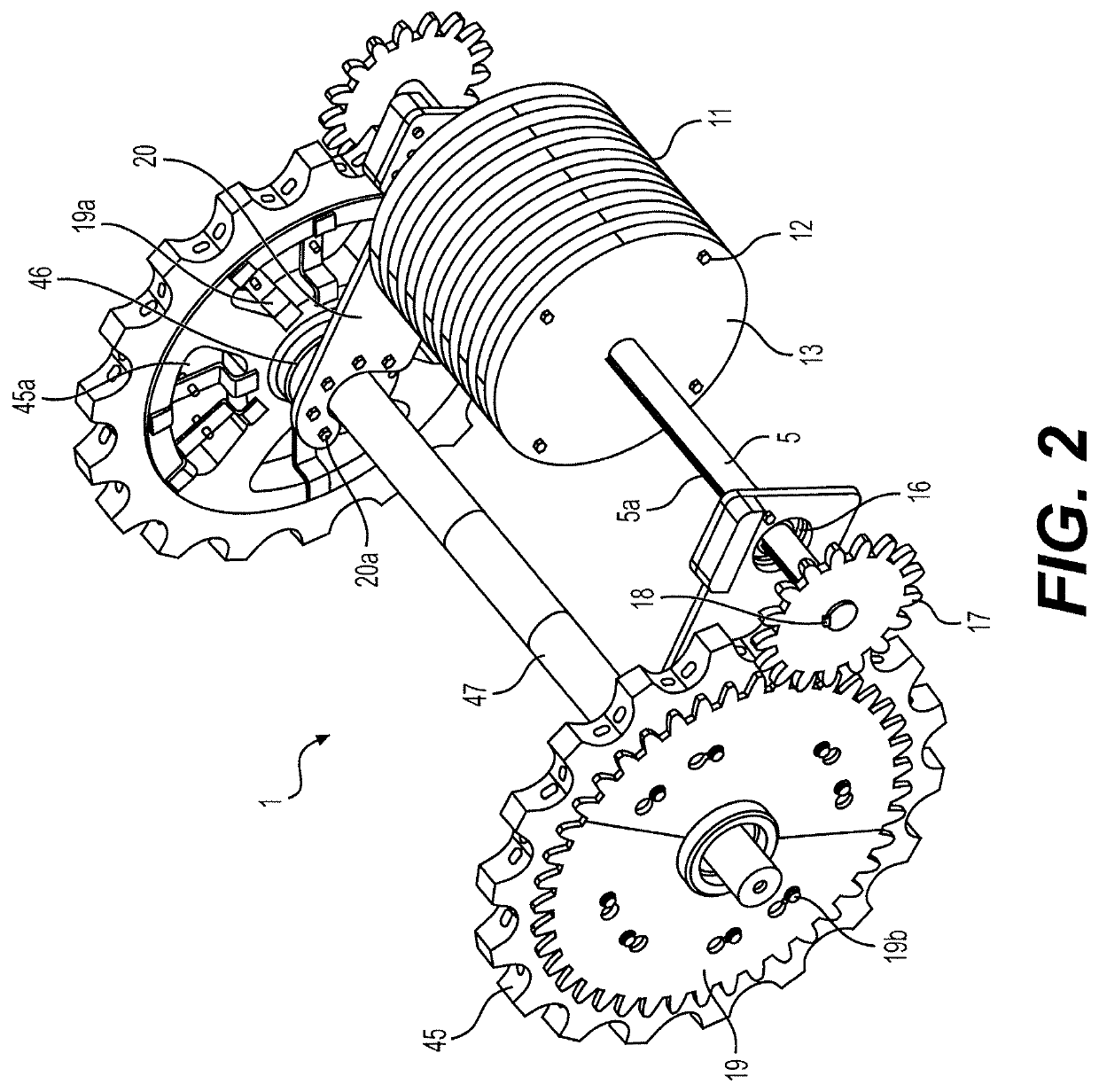 Pedestrian conveyor mass damper to reduce step vibration