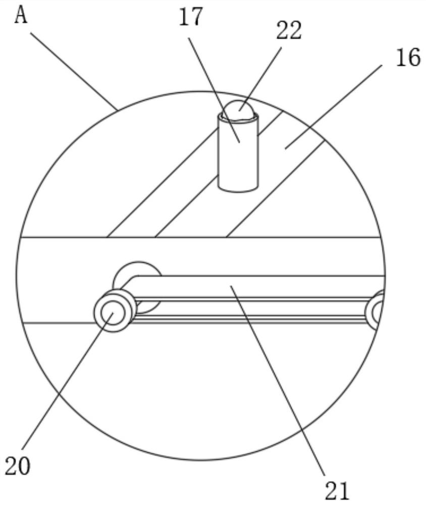 Drying device for producing alkali-free fiberglass cloth