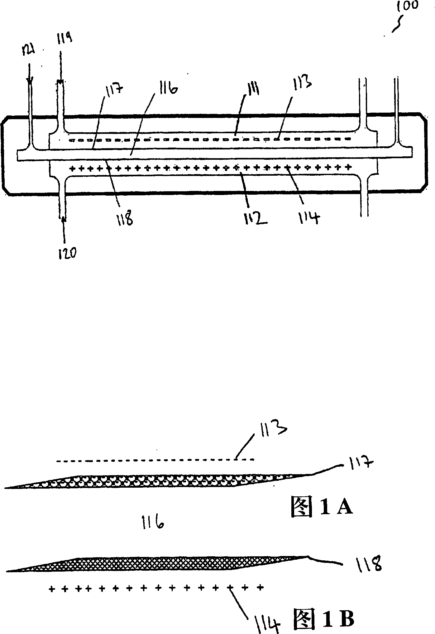 Apparatus and method for separation of molecules and movement of fluids