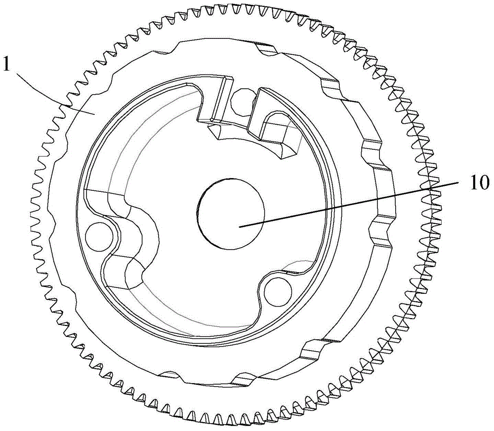 Preparation method for powder metallurgy rotating hub gear