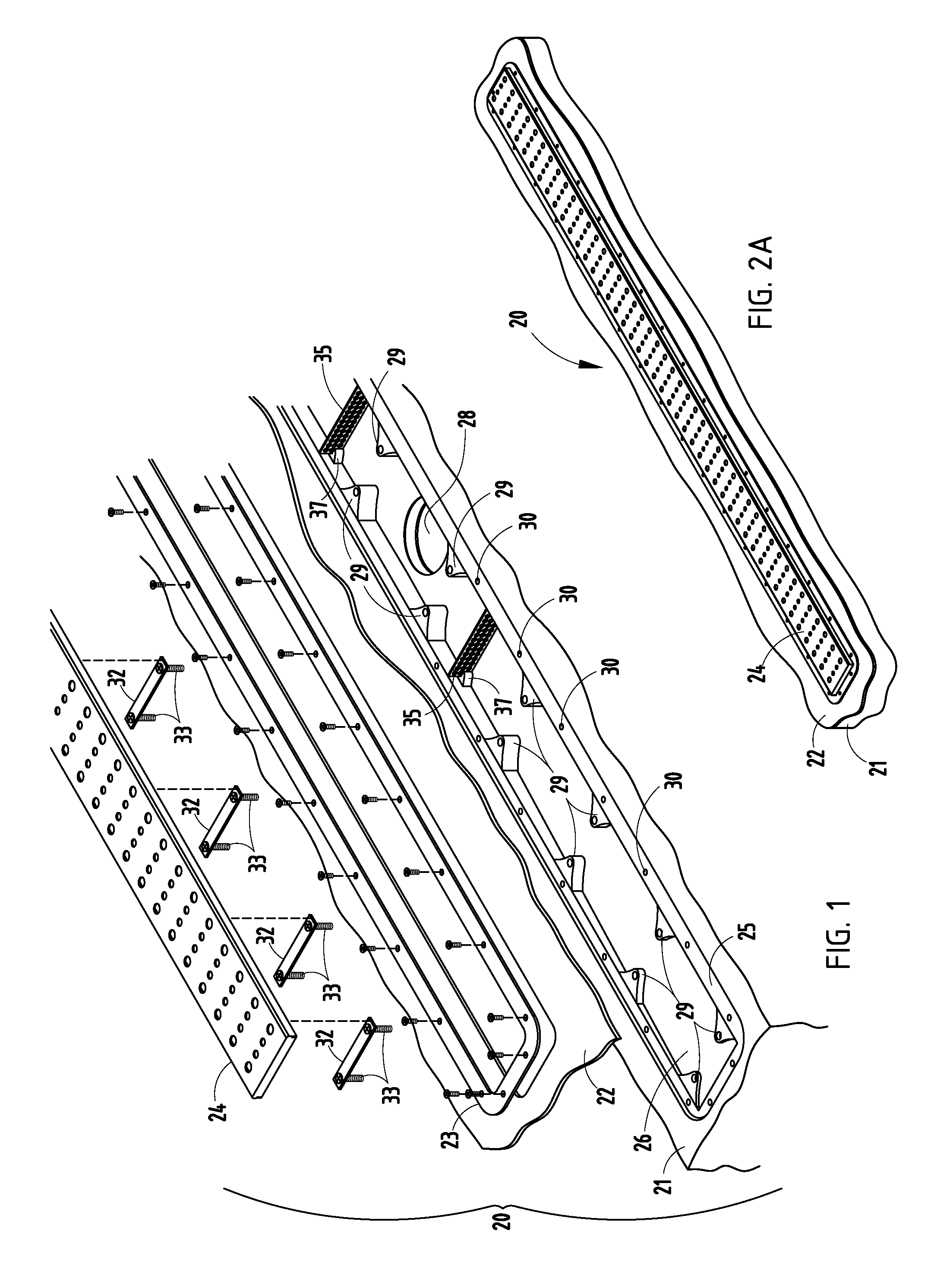 Trench shower drain