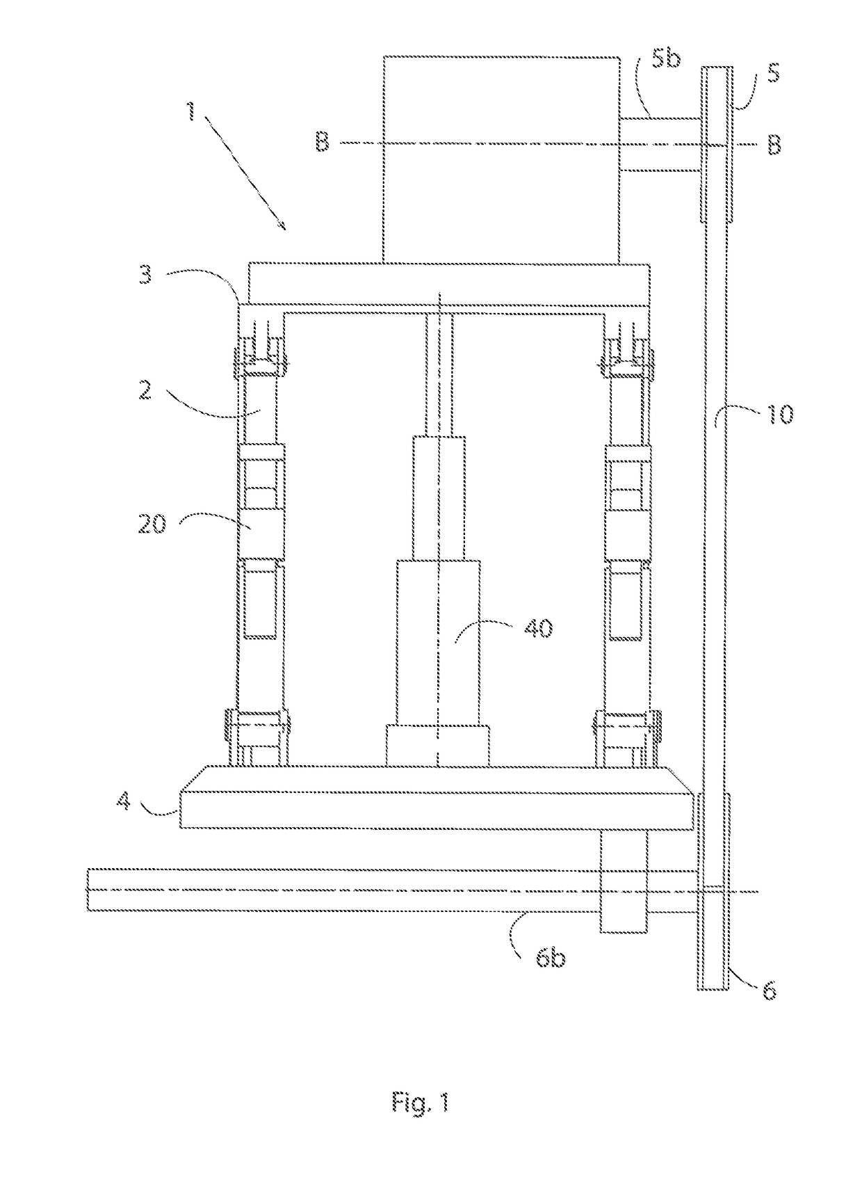 Device for locking a belt at predetermined belt tension