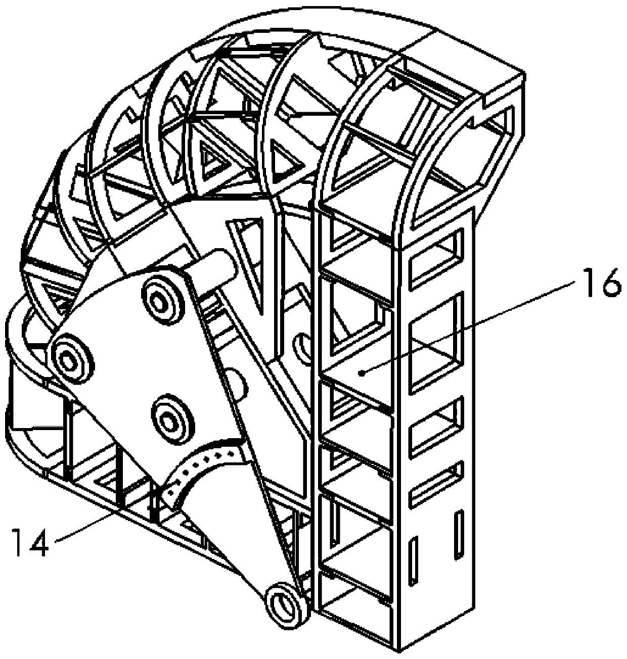 A simulation test bench for shield machine cutter head and its use method