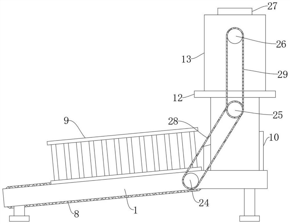 Movement-promoting feeding device for Tibetan pig breeding and feeding method of movement-promoting feeding device