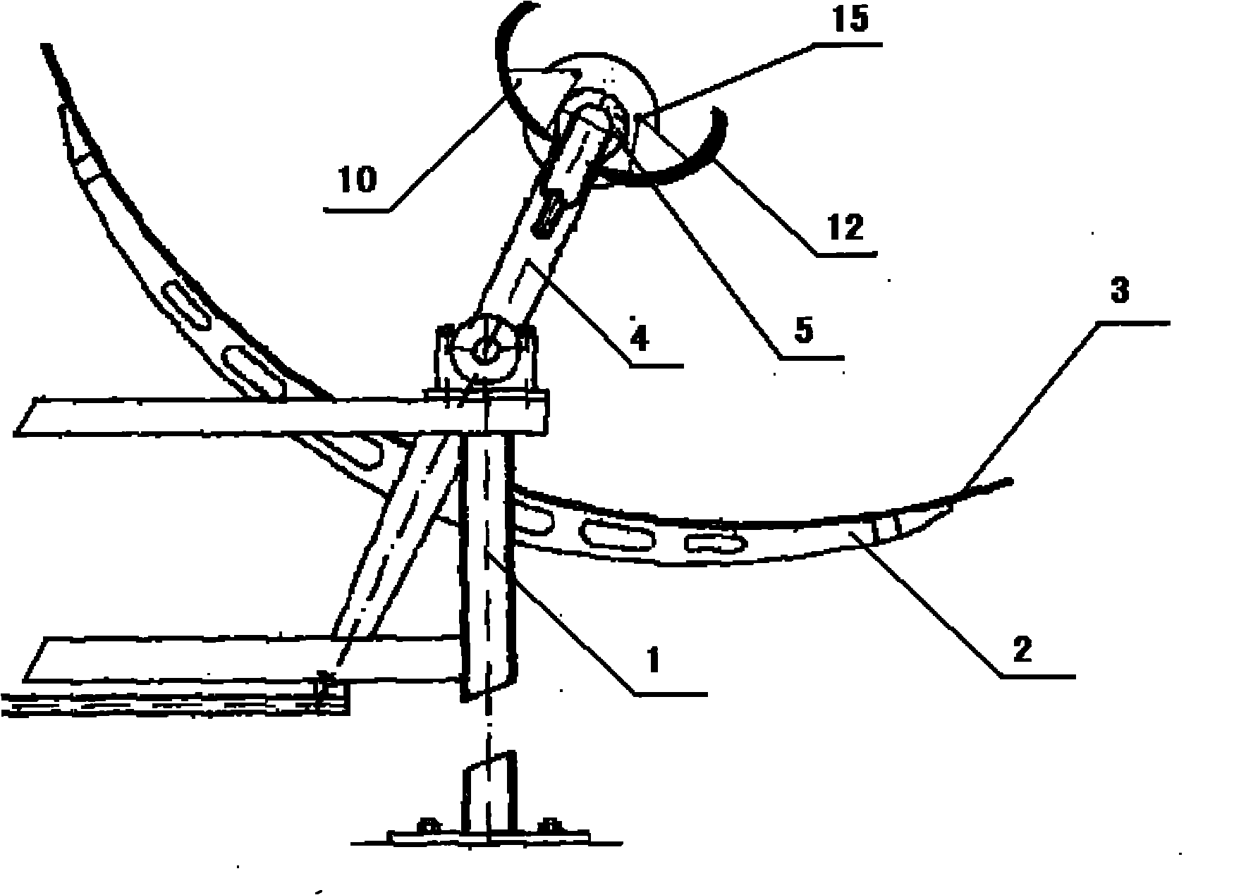 Controllable double-state light reflecting and concentrating solar heat collecting generator