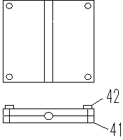 Portable type metal wire stretching stress corrosion testing device