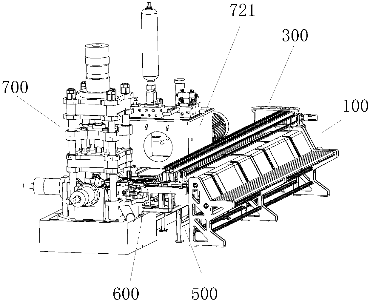 A bar processing control system