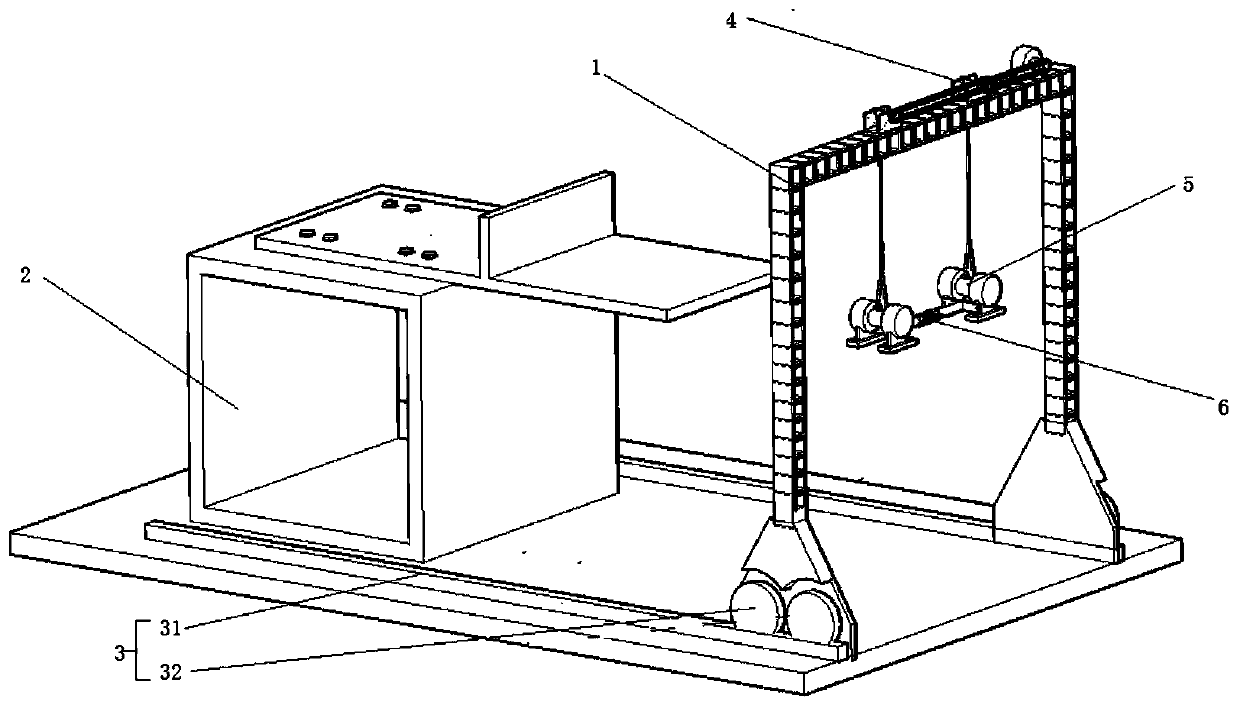 Fatigue testing machine capable of applying complex coupling acting force, and control circuit of fatigue testing machine