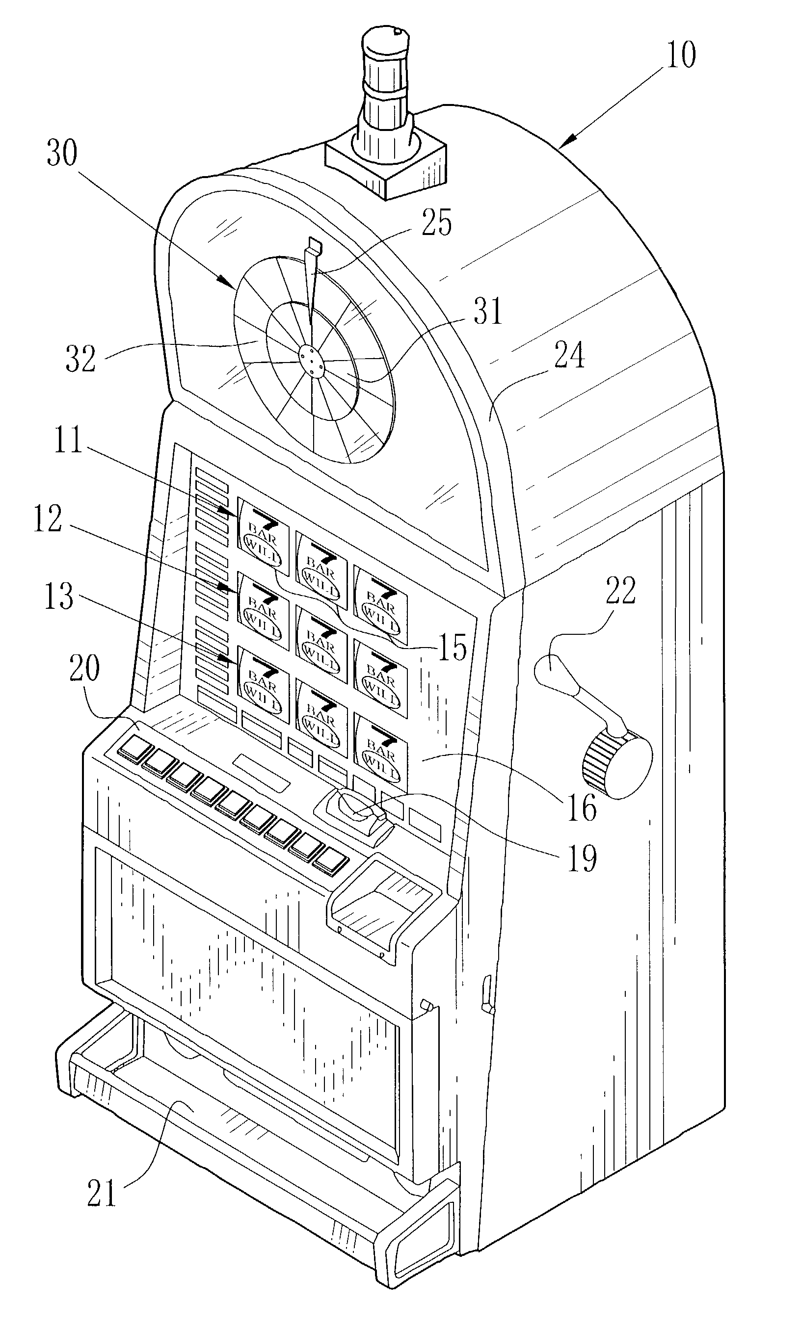 Symbol display device for game machine