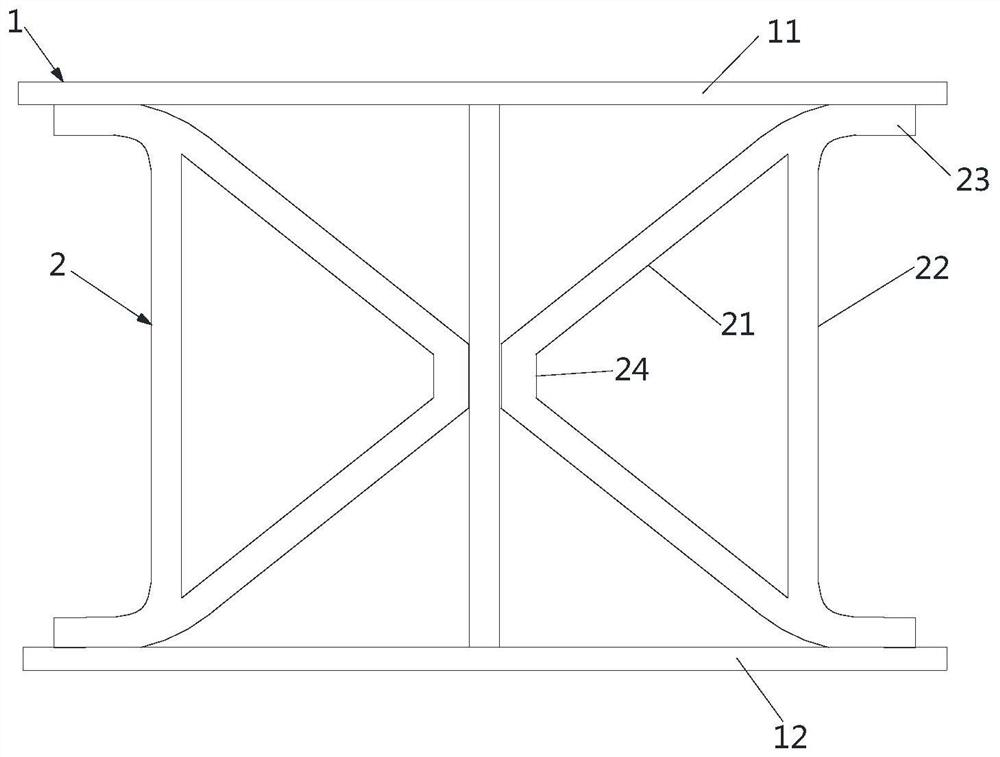 High-specific energy absorption lattice configuration under low-density condition