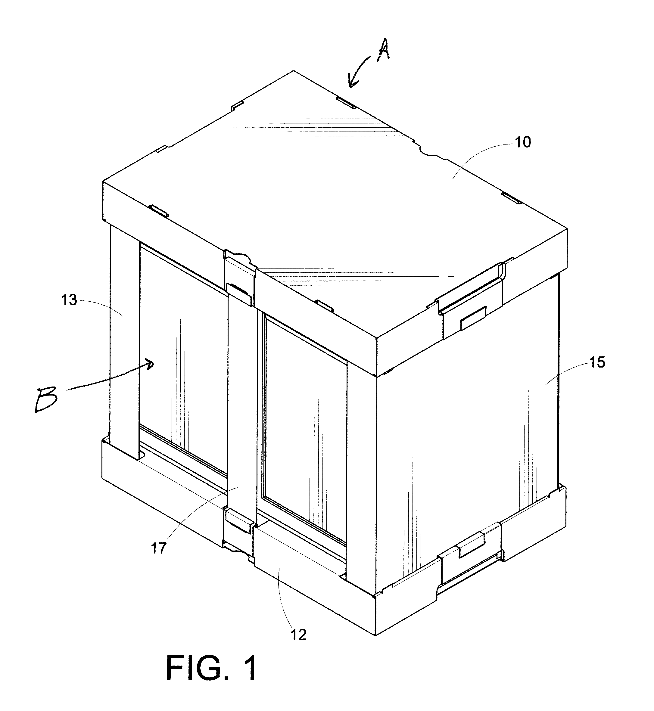 Bandless cabinet packaging design