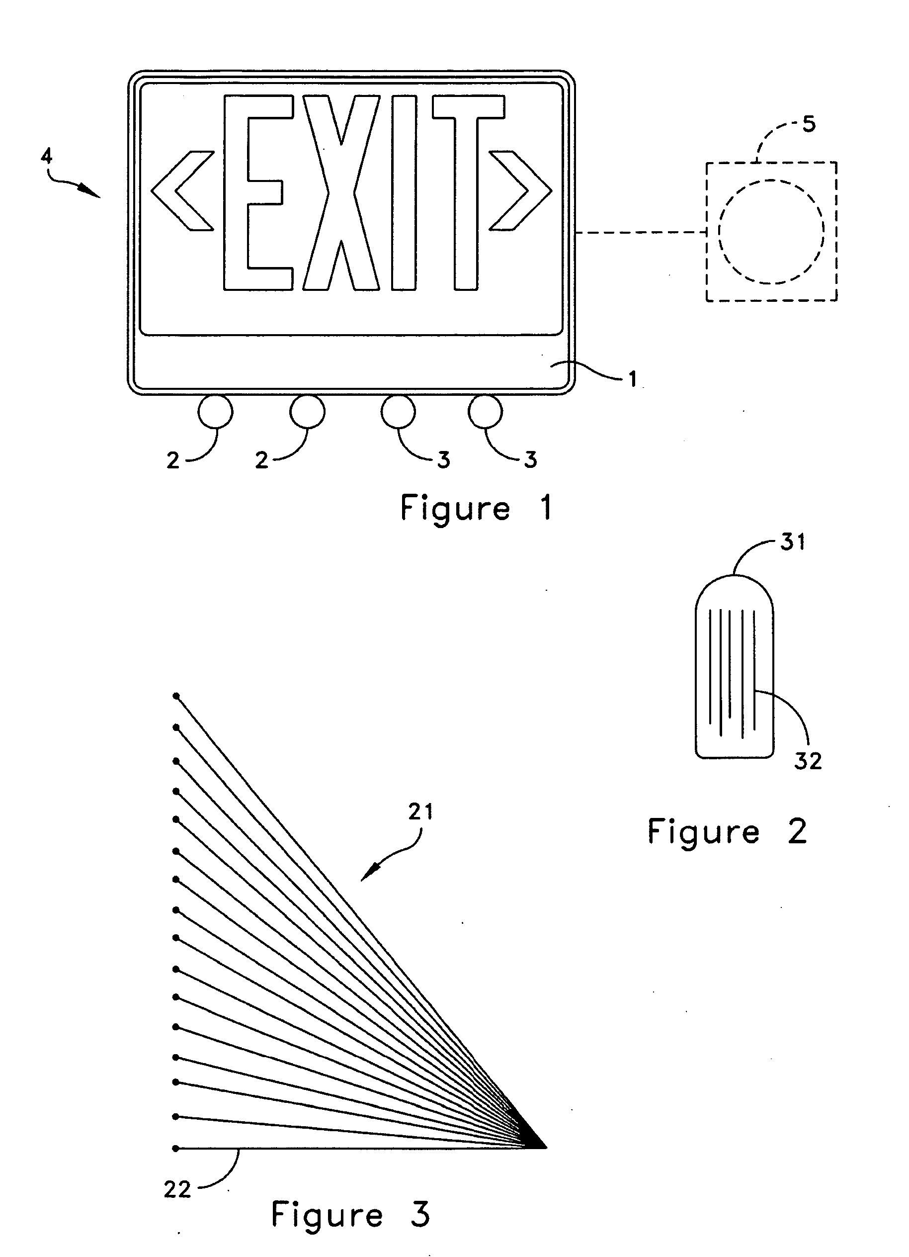 Laser lighted guidance exit indicator