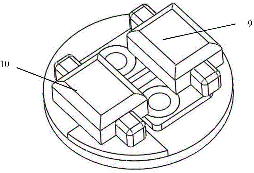 Wafer type TVS tube type high-efficiency static protection assembly for ignition wire type electric detonator