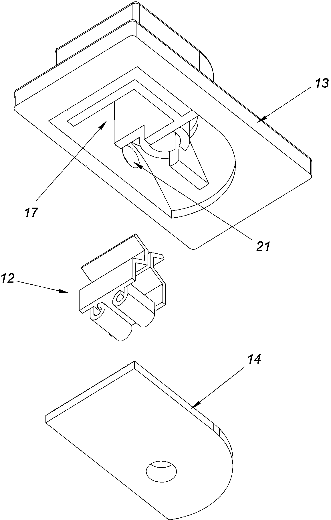 LED (light emitting diode) light source module connecting piece