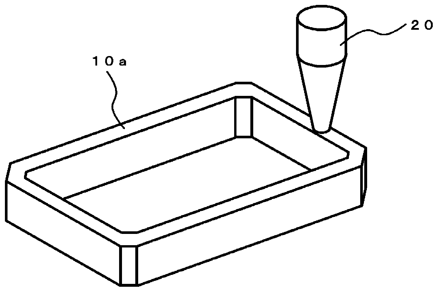 A dustproof thin film assembly frame and a dustproof thin film assembly